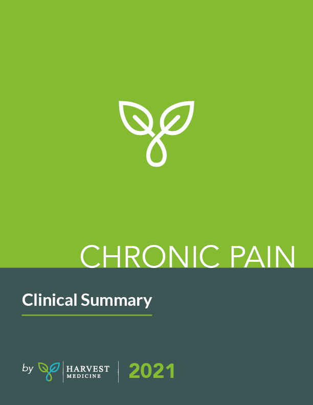 Chronic Pain Clinical Summary for Healthcare Professionals  by Harvest Medicine 2021