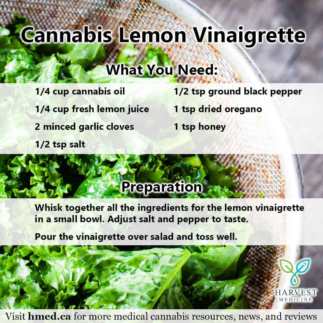 Cannabis Lemon Vinaigrette - Harvest Medicine