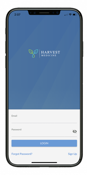 HMED Connect for Harvest Medicine patients